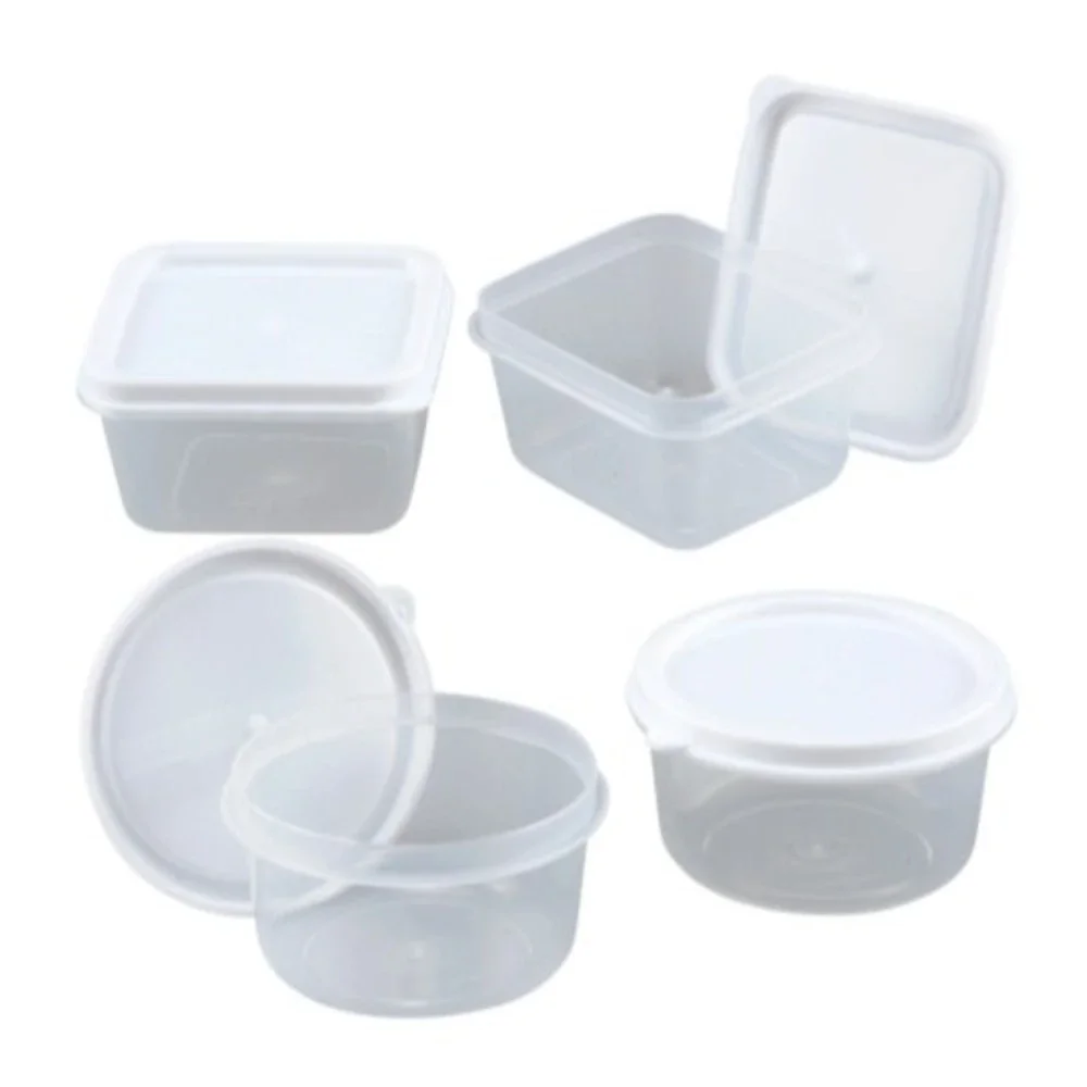 Sure Fresh Mini Storage Containers with Lids Round or Rectangle 10-count Packs